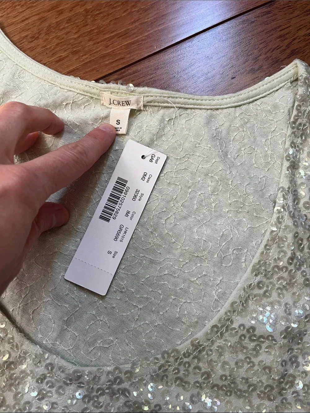 NWT J. Crew Mermaid Sequin Tank